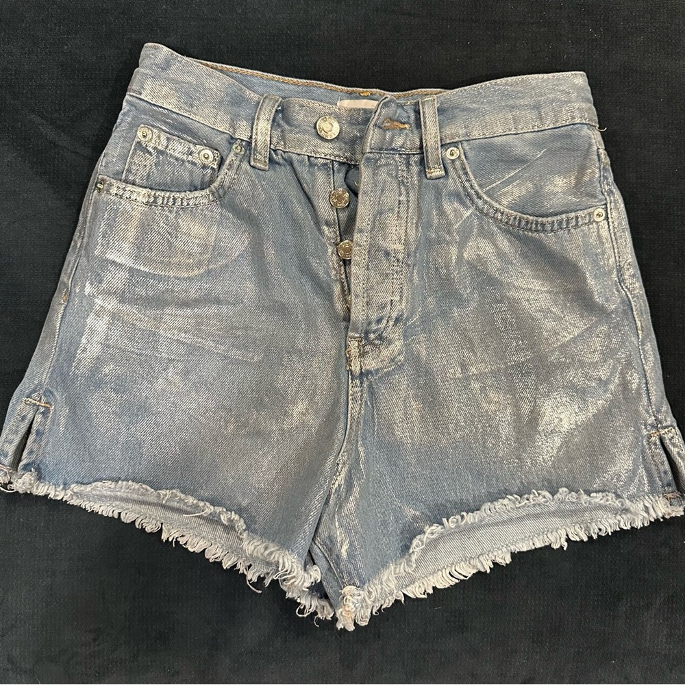 Coated Zara Denim shorts